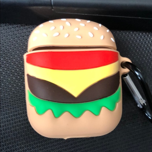 Cheeseburger AirPods Case NWOT - Picture 2 of 3